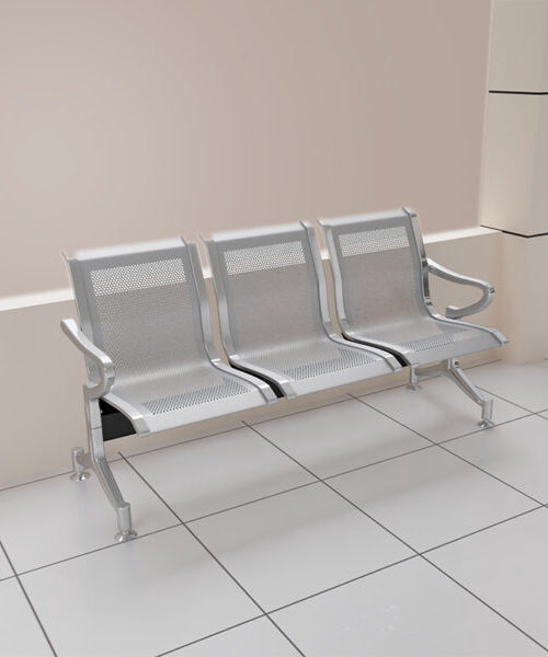 Three Seater Steel Benches